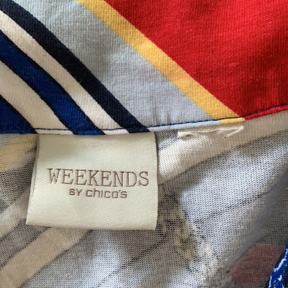 Women’s Weekends by Chico’s Fill Zip Light Weight Sweatshirt - Picture 2 of 8